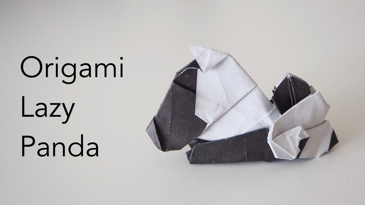Origami Panda Tutorial - Designed by Chen Xiao