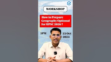 How to Prepare Geography Optional for UPSC 2026 Workshop | Shabbir Sir | Edukemy IAS #upsc #ias