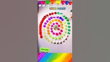 waters Colors #asmr #satisfying #viralvideo #foryou
