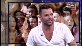 [Part 1/6] Ricky Martin on the program El Hormiguero in Madrid.