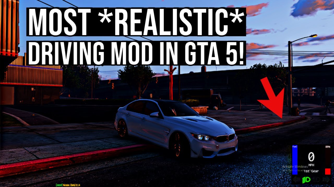 MOST REALISTIC DRIVING MOD IN GTA 5