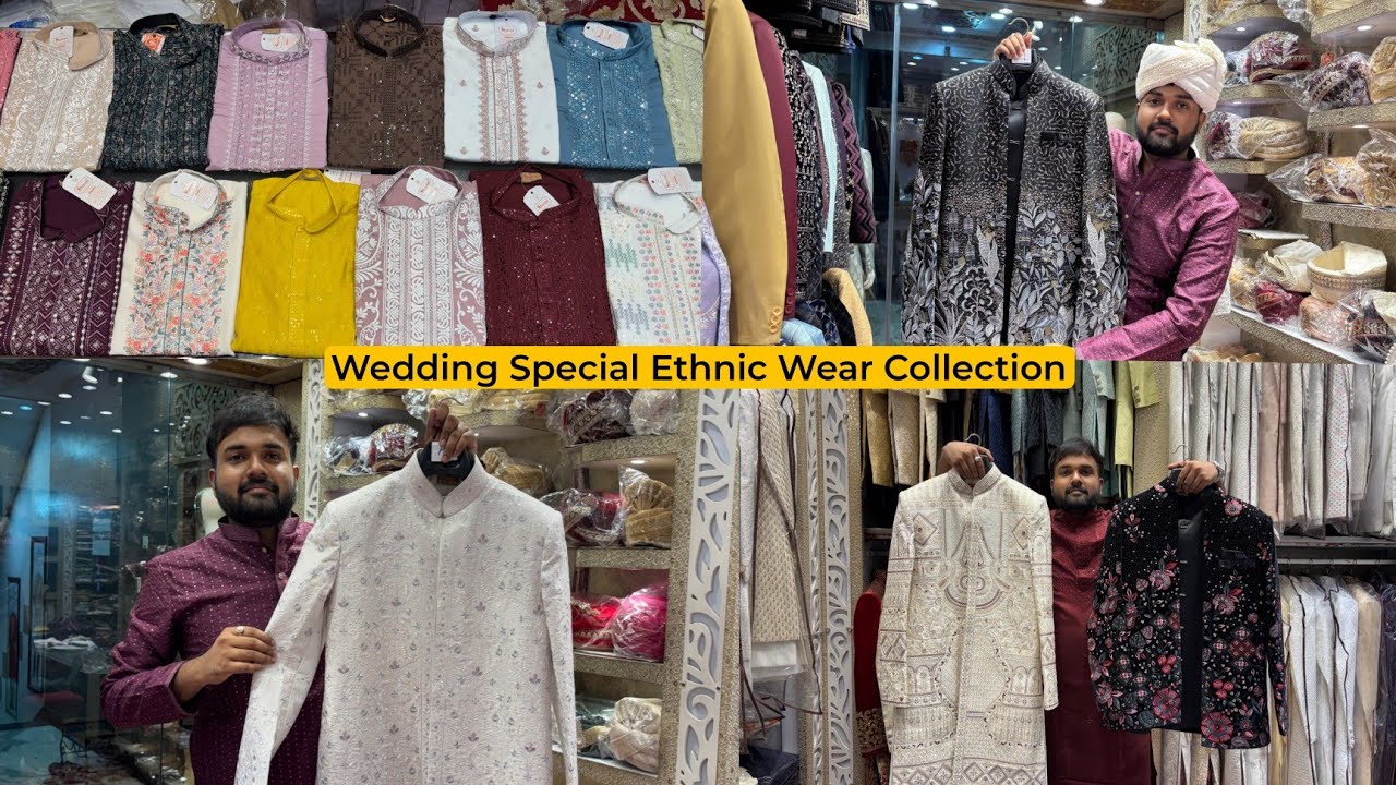Shamsi Fashion Kurta & Sherwani | Kolkata Ethnic Wear Market | Wedding Sherwani Jodhpuri