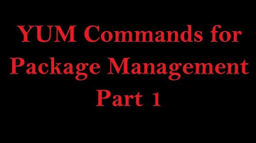 YUM Commands for Package Management - Part 1 (Tamil)