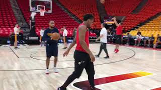 Donovan Mitchell WARMING UP Before Game 3!