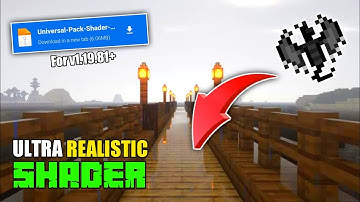 [ 1.19.83 ✓ ] Ultra Realistic Shader Minecraft Pe 1.19 / 1.20+ 🤯 | Render Dragon 