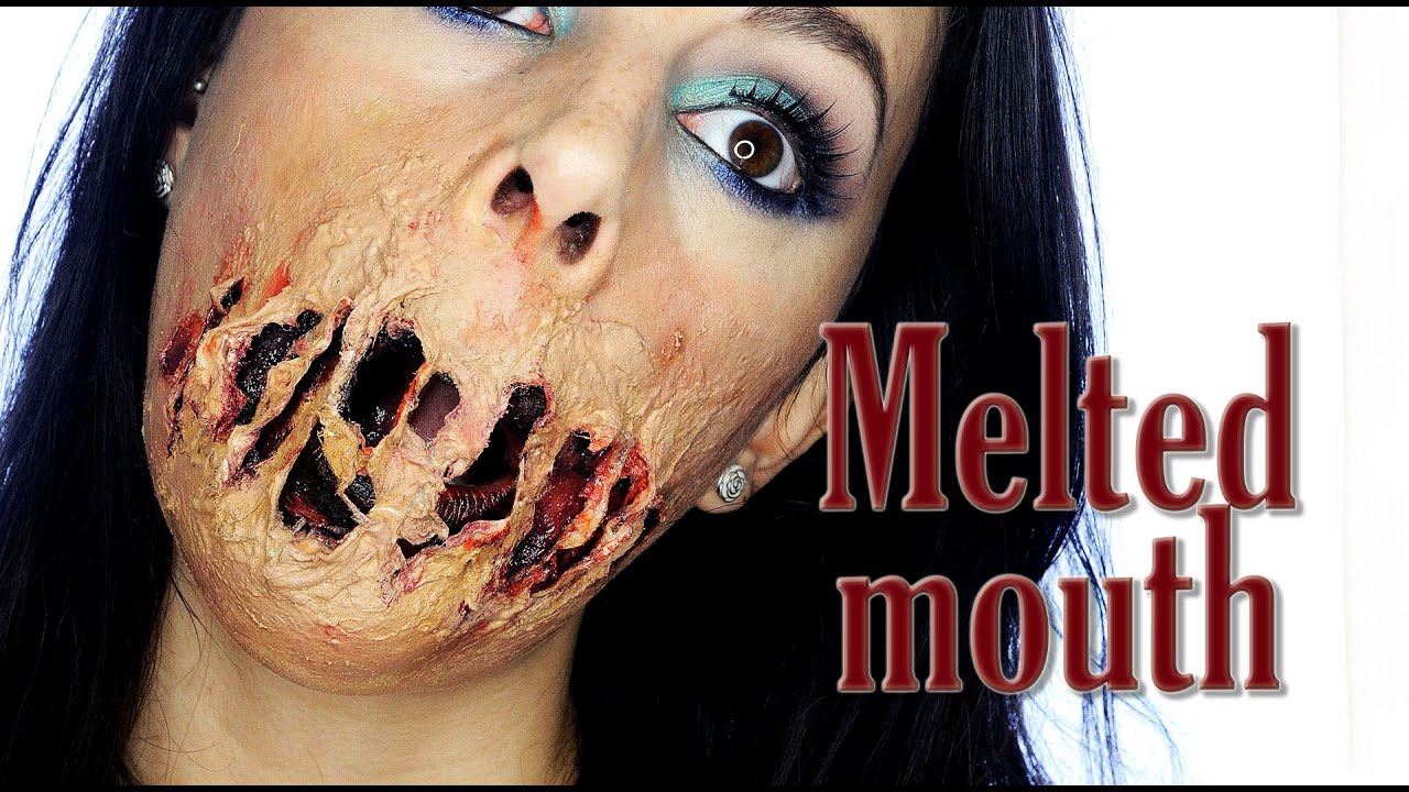 Melted Shut Mouth FX Makeup Tutorial Silvia Quiros YouTube