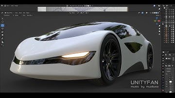 concept car quick modeling - vehicle 044 - part 02 - 4x timelapse