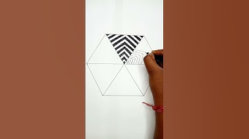 very easy zentangle art #shorts