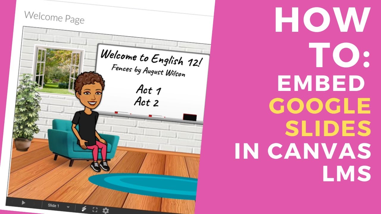 How To Create A Course In Canvas And Set Your Bitmoji Classroom As Your Home Page Because We Re Teachers