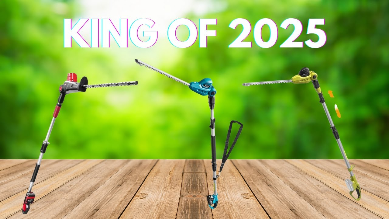 Top 5 Best Cordless Pole Hedge Trimmers for Effortless Gardening - YouTube