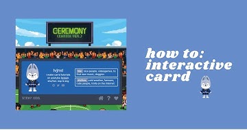 skzoo game inspired site; interactive carrd tutorial (free)