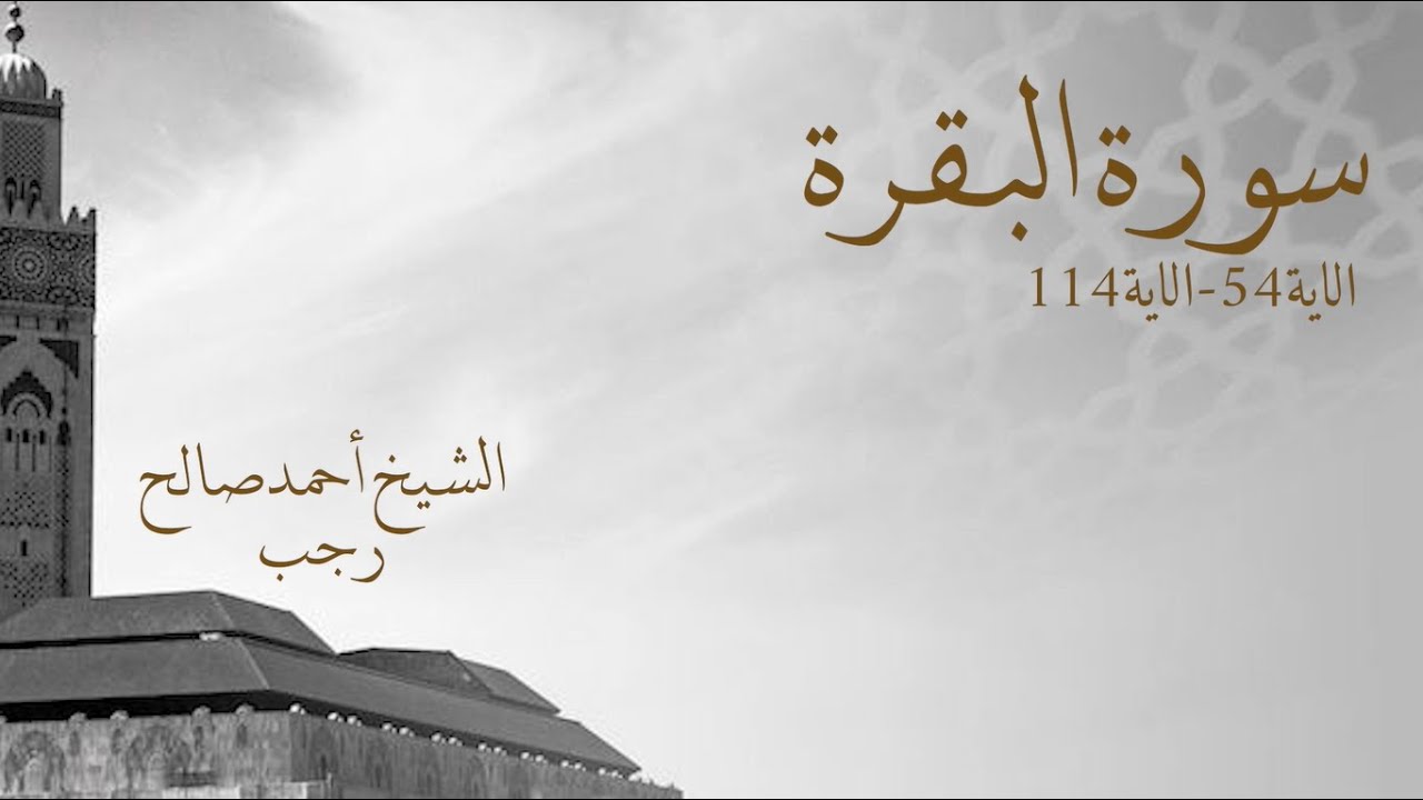 صلاة التراويح  ليلة 1 رمضان 1445هـ الشيخ أحمد صالح رجب من سورة البقرة