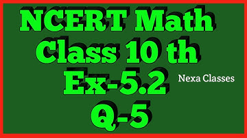 Class 10th Ex-5.2 Q-5 NCERT Math | Chapter 5 | Arithmetic Progression ||