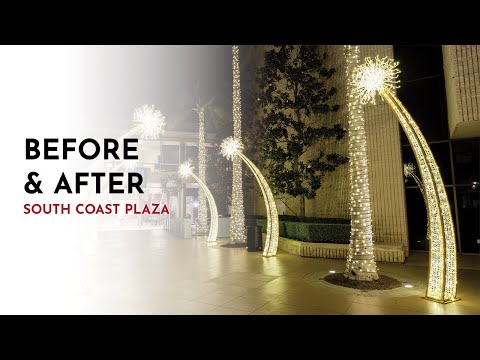 VIDEO) Holiday Decorations Return to South Coast Plaza for 2021, Yellow  Productions