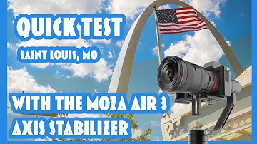 First Test for Moza Air 3 Axis Stabilizer