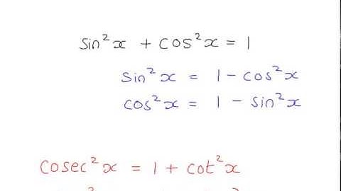 C3 - Trigonometry - Pythagorean Identities