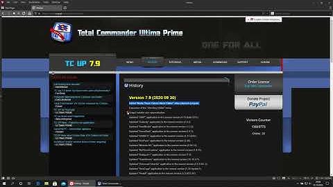 News in Total Commander Ultima Prime 7.9