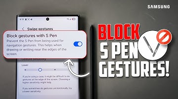 How to Block S Pen Gestures on Samsung Galaxy Phones | Stop Accidental Air Actions Easily