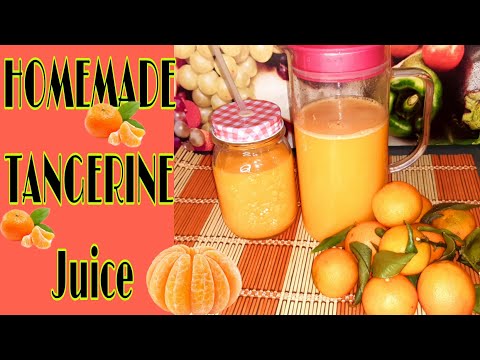 Video: How To Make Tangerine Juice