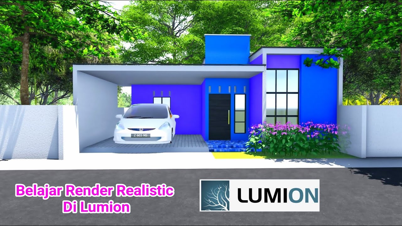 Belajar Render Realistic di Lumion || Cocok Untuk Pemula - YouTube