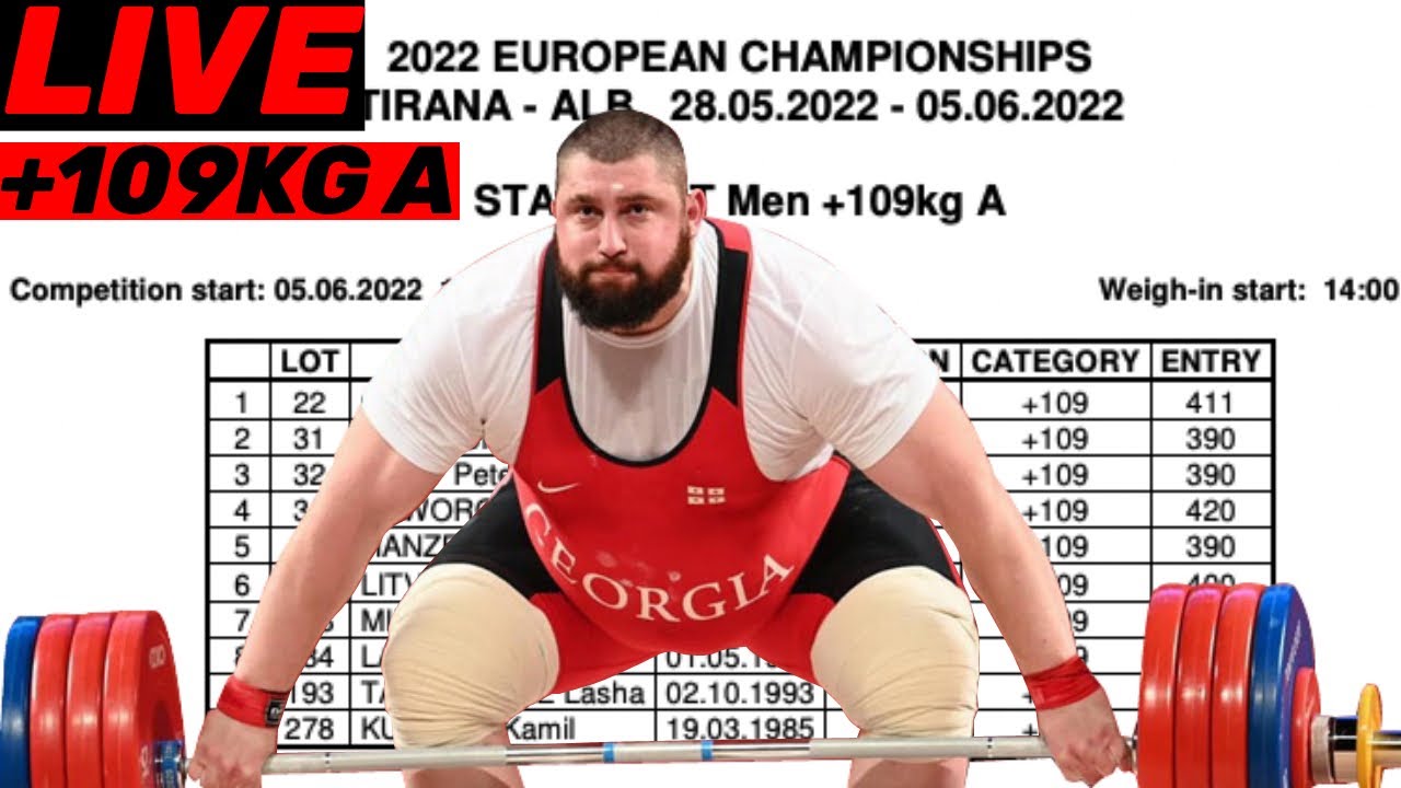EWC +109kg Group A Live Commentary