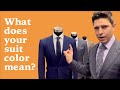 What does your suit color mean? | What color suit to wear to an interview