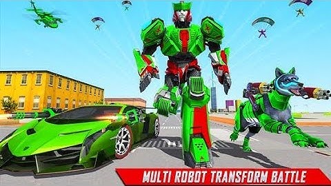 Futuristic robot battle in robot transform games combined with robot wolf games.(Part -2)