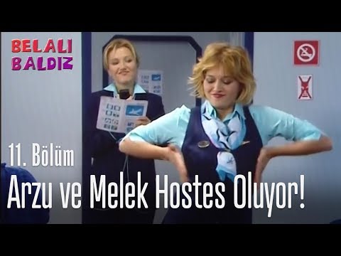 Arzu ve Melek hostes oluyor! - Belalı Baldız 11. Bölüm