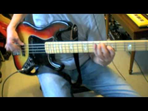 Fender Jazz Bass 1978 with Sadowsky Bass Preamp