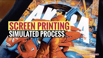 Screen Printing Simulated Process