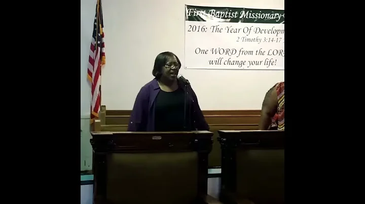 Sis. Jacqueline Snow blesses us every time! #Jesus...