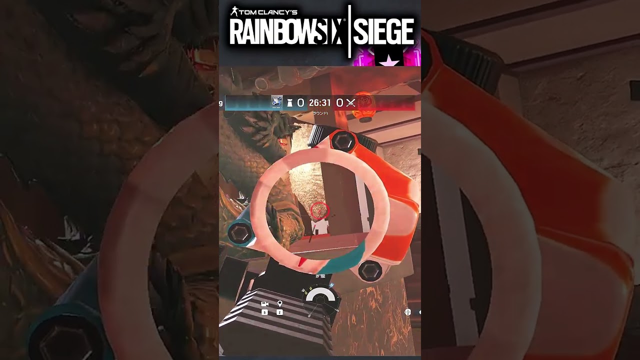 【シージX】アザミ一人でドラゴン守れちゃうセットアップ！#r6s #レインボーシックスシージ #シージ #rainbowsixsiege #tricks #小技 #r6siege #siegex