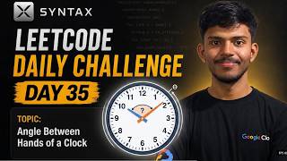 LeetCode Daily Challenge #35 | 1344. Angle Between Hands of a Clock | TENZOR