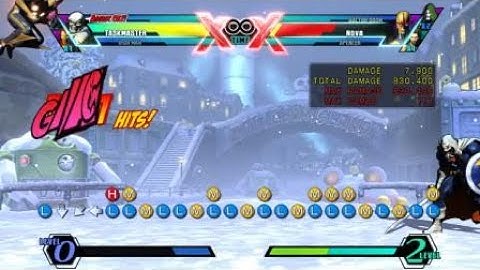 UMVC3 Task bnb combo + Sentinel (Drones)