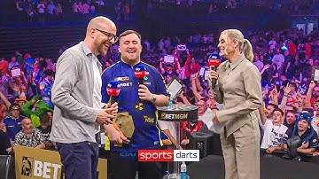 Luke Littler BUZZING after making history with record-breaking fifth nightly Premier League win