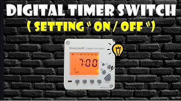 HOW TO EASY SETTING AUTOMATIC DIGITAL TIMER SWITCH | ALEX DIY OK #11 | AUTO LIGHT | HONEYWELL