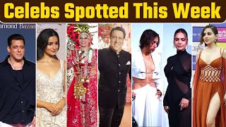 Celebs Spotted this week: From Arti Singh Wedding to Heeramandi Screening, Celebs Video of the week!