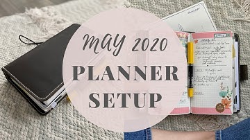May 2020 Planner Setup! | PLANNER PERFECT METHOD in a Traveler