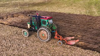 Plowing with Reliable OLD Tractor!?