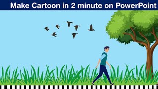 How to make cartoon in 2 minute #ppt #powerpoint #animation #cartoon