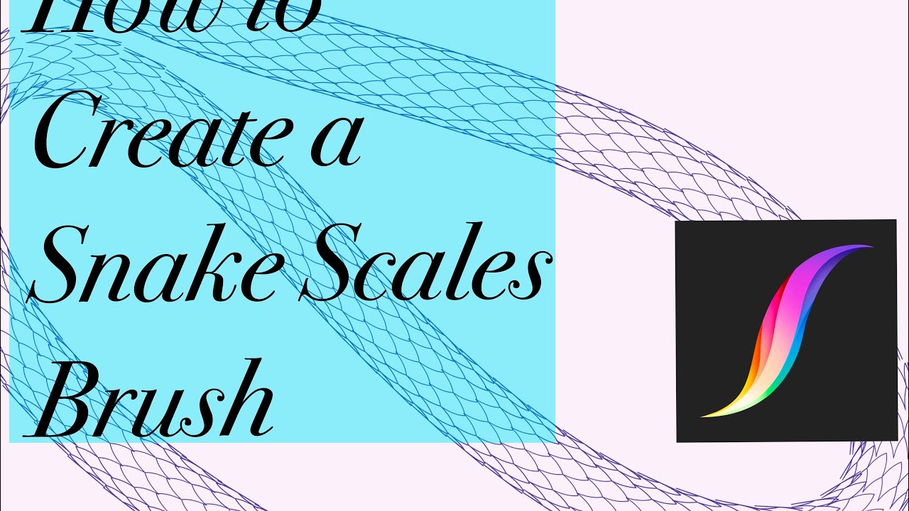 snake scales procreate brush free