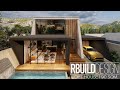 Modern Loft House Design l 8m x 11m (90 sqm) l 2 Bedroom with Garage and Swimming Pool