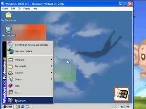 install windows 2000 in dosbox emulators