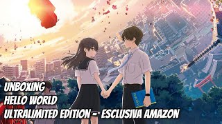 Unboxing - Hello World - Ultralimited Edition -  Esclusiva Amazon (Blu-ray+ Book+ 4 card)