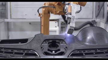 Flame Treating Robot in 4k