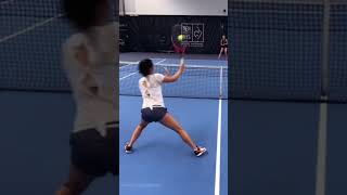 Alize Lim on the court is such Great fun #tennis #tennisplayer #alizelim #wta