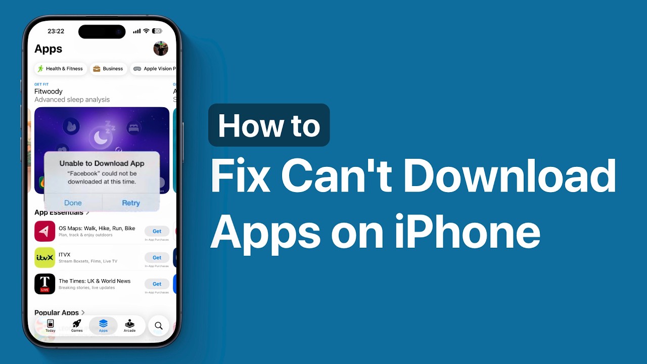 iPhone Can’t Download Apps? Here’s What to Do