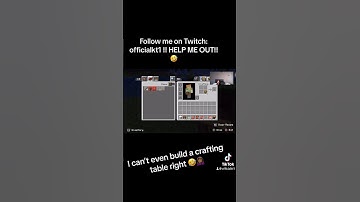 I can’t even build a crafting table right 🤣 #shorts  #funny #comedy #gaming #minecraft #stream