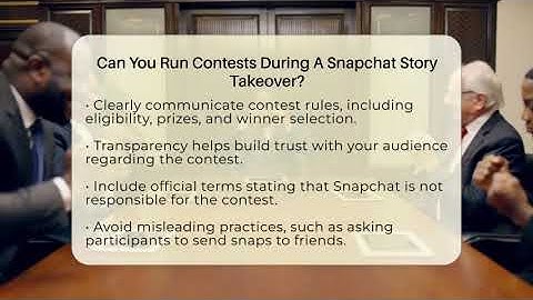 Can You Run Contests During A Snapchat Story Takeover? - Everyday-Networking