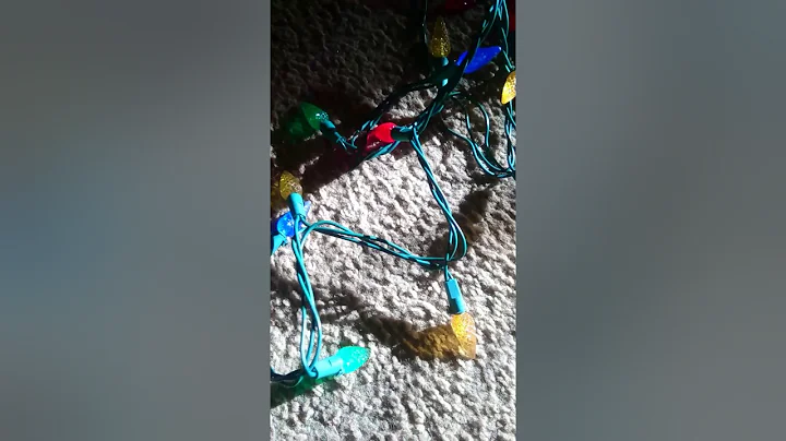 How to shorten/splice mini LED Christmas lights